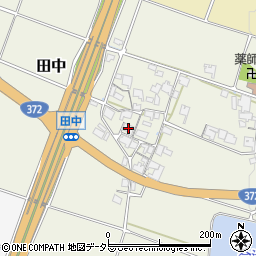 兵庫県加東市田中188周辺の地図