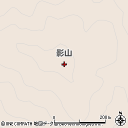 影山周辺の地図