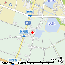 兵庫県加東市松尾489周辺の地図