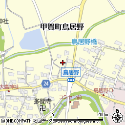 滋賀県甲賀市甲賀町鳥居野430周辺の地図