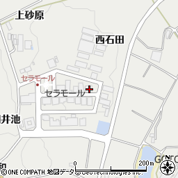 愛知県常滑市金山上砂原106周辺の地図