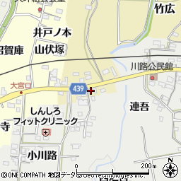愛知県新城市竹広294周辺の地図