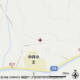 岡山県高梁市中井町西方340周辺の地図