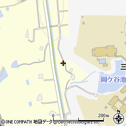 兵庫県三田市上内神825周辺の地図