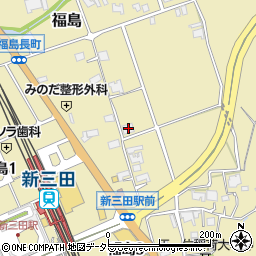 兵庫県三田市福島295周辺の地図