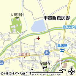 滋賀県甲賀市甲賀町鳥居野842周辺の地図