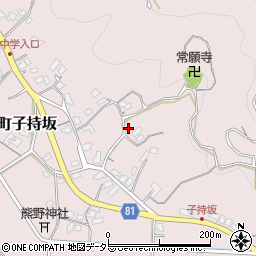 静岡県藤枝市岡部町子持坂283周辺の地図