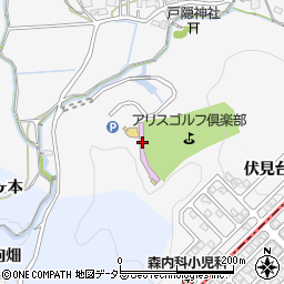 兵庫県猪名川町（川辺郡）内馬場（蕗ヶ谷）周辺の地図