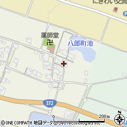 兵庫県加東市田中413周辺の地図