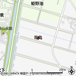 愛知県安城市小川町寄島周辺の地図