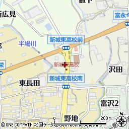 愛知県新城市富永下田周辺の地図