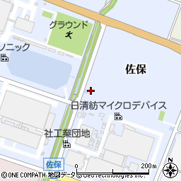 兵庫県加東市佐保周辺の地図