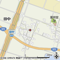 兵庫県加東市田中191周辺の地図