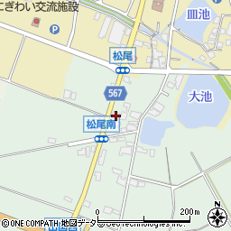 兵庫県加東市松尾546周辺の地図