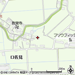 兵庫県姫路市林田町口佐見85周辺の地図