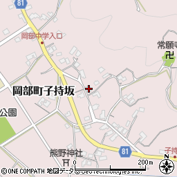 静岡県藤枝市岡部町子持坂239-1周辺の地図