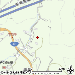 愛知県新城市豊栄石松周辺の地図