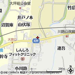 愛知県新城市竹広281周辺の地図