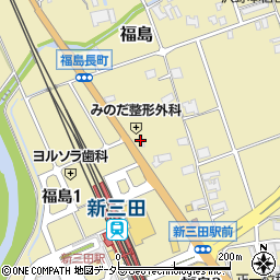 かつ福 新三田店周辺の地図