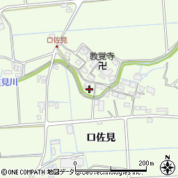 兵庫県姫路市林田町口佐見24周辺の地図