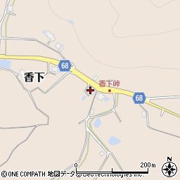 兵庫県三田市香下1179周辺の地図