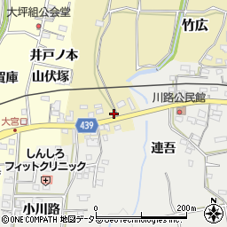 愛知県新城市竹広297周辺の地図