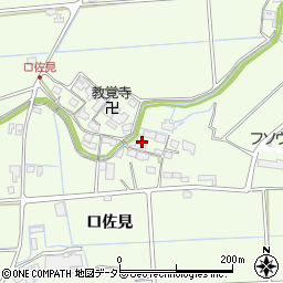 兵庫県姫路市林田町口佐見108周辺の地図