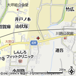 愛知県新城市竹広278周辺の地図