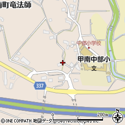 滋賀県甲賀市甲南町竜法師1122周辺の地図