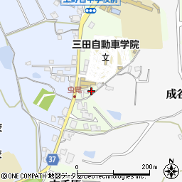 兵庫県三田市志手原1147周辺の地図