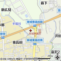 愛知県新城市富永下田7周辺の地図