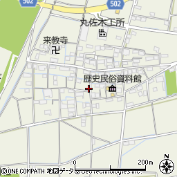 三重県四日市市楠町本郷周辺の地図