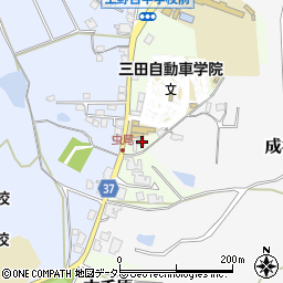 兵庫県三田市志手原1147-6周辺の地図