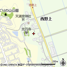 兵庫県三田市西野上462周辺の地図