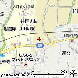 愛知県新城市竹広284周辺の地図