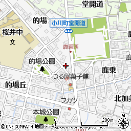 愛知県安城市小川町堂開道51周辺の地図