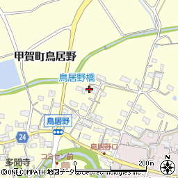 滋賀県甲賀市甲賀町鳥居野408周辺の地図