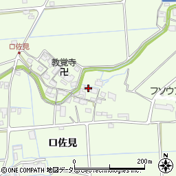 兵庫県姫路市林田町口佐見107周辺の地図