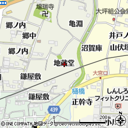 愛知県新城市富永地蔵堂周辺の地図