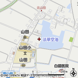 兵庫県姫路市山田町北山田111周辺の地図