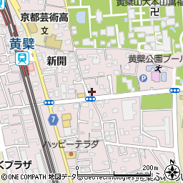 京都府宇治市五ケ庄三番割10周辺の地図