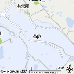 兵庫県宝塚市大原野茶谷周辺の地図