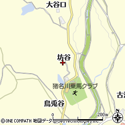 兵庫県猪名川町（川辺郡）紫合（坊谷）周辺の地図