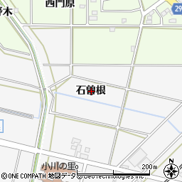 愛知県安城市小川町石曽根周辺の地図