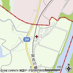 兵庫県小野市復井町1662-1周辺の地図