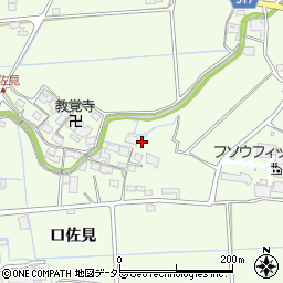 兵庫県姫路市林田町口佐見82周辺の地図