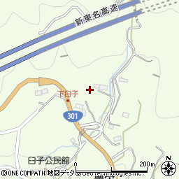 愛知県新城市豊栄臼子ナギ周辺の地図
