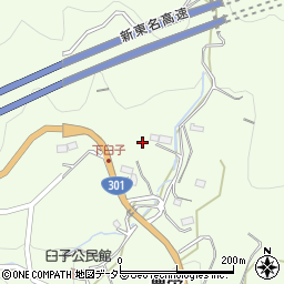 愛知県新城市豊栄（臼子ナギ）周辺の地図