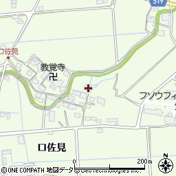 兵庫県姫路市林田町口佐見95周辺の地図
