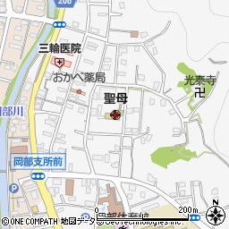 静岡県藤枝市岡部町内谷581周辺の地図